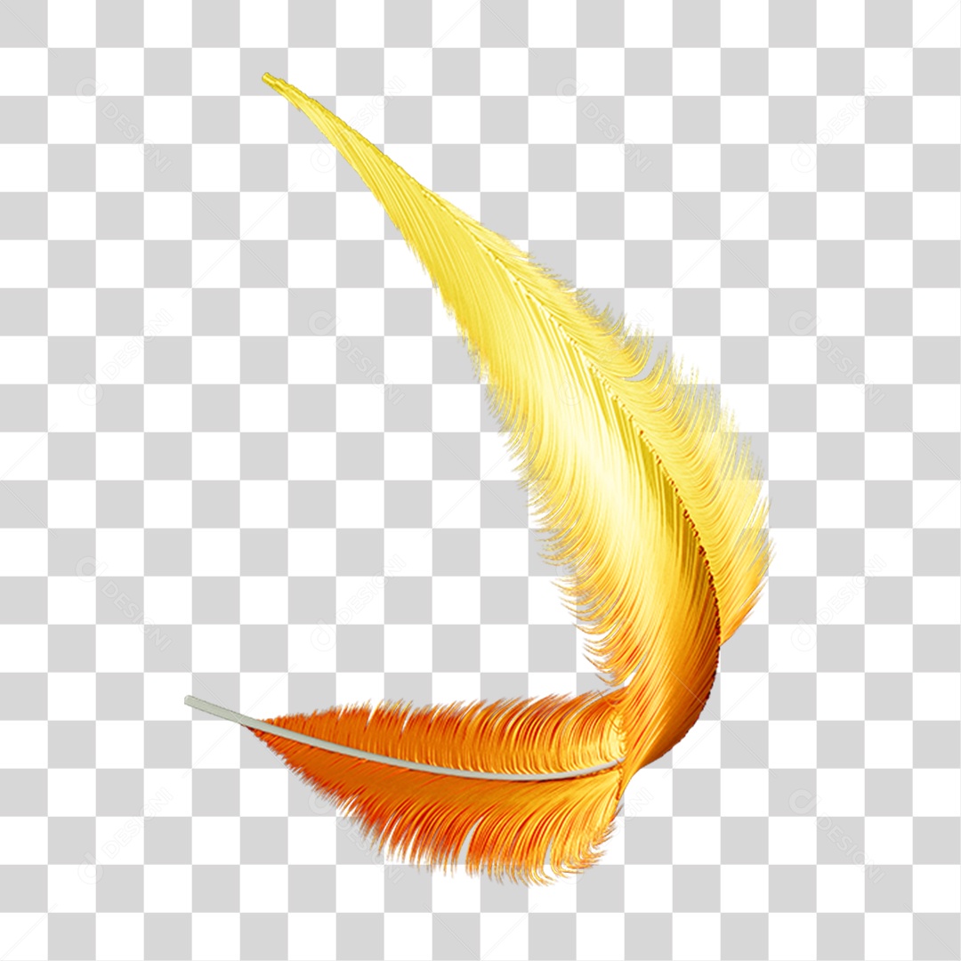 Pena Decoração Enfeite de Carnaval PNG Transparente