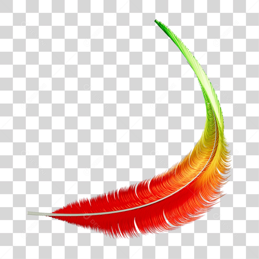 Pena Decoração Enfeite de Carnaval PNG Transparente