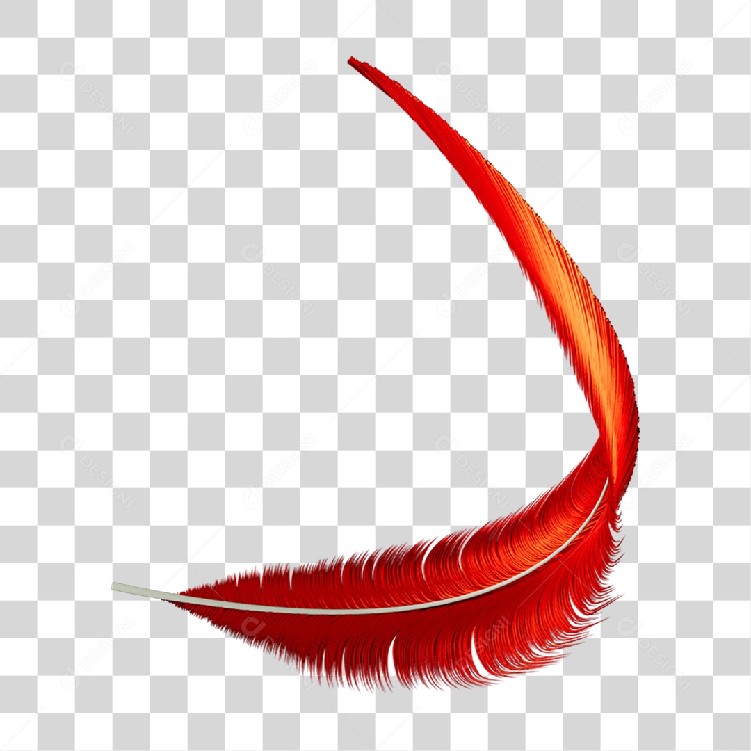 Pena Decoração Enfeite de Carnaval PNG Transparente