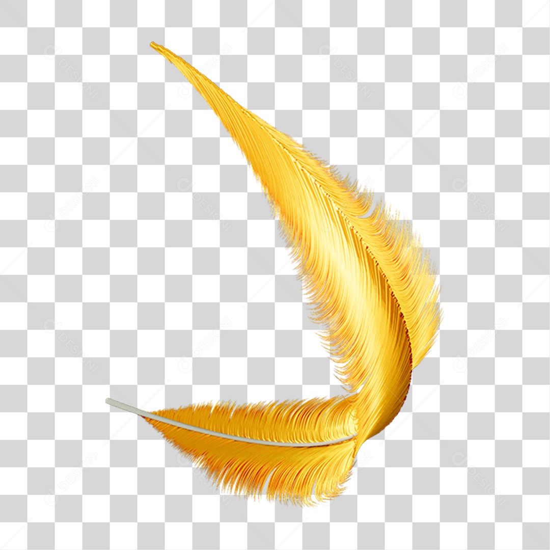 Pena Decoração Enfeite de Carnaval PNG Transparente