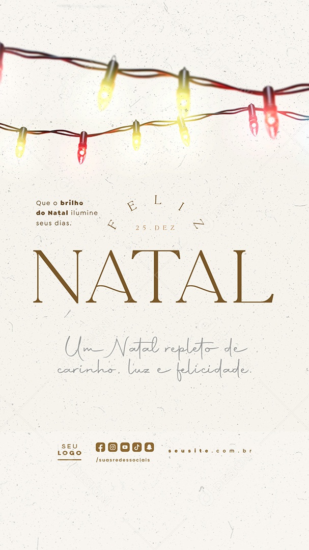 Merry Christmas 25 December Social Media PSD Editable