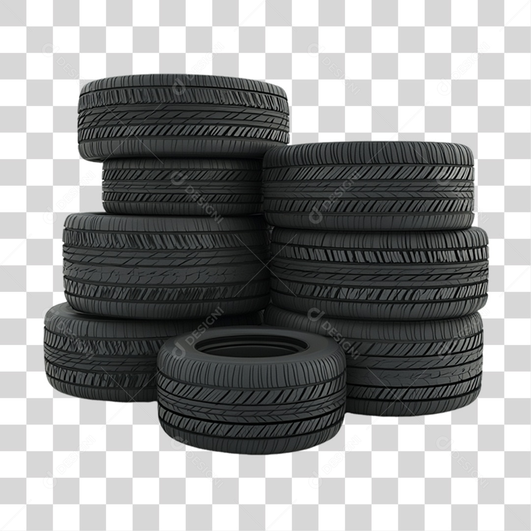 Pneus de Carro PNG Transparente