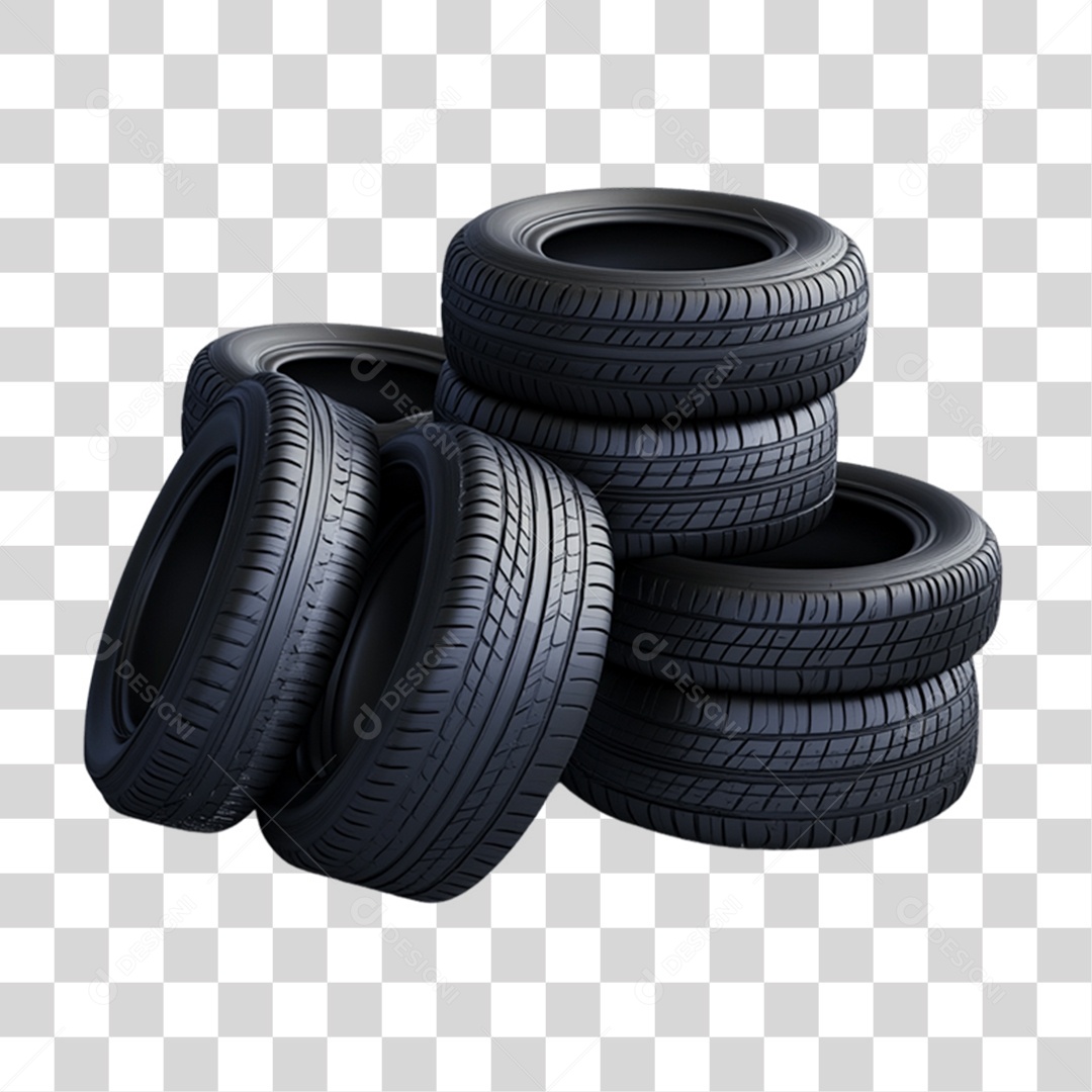 Pneus Carro PNG Transparente