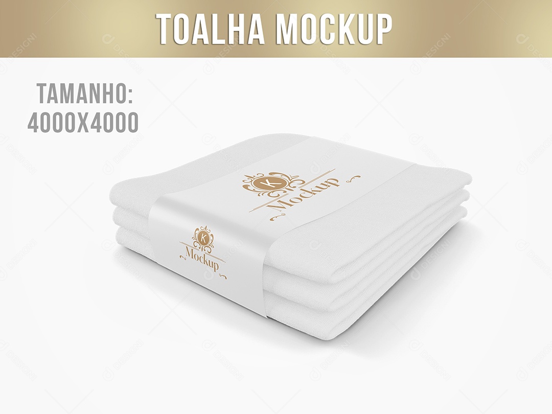 Mockup De Toalha PSD Editável