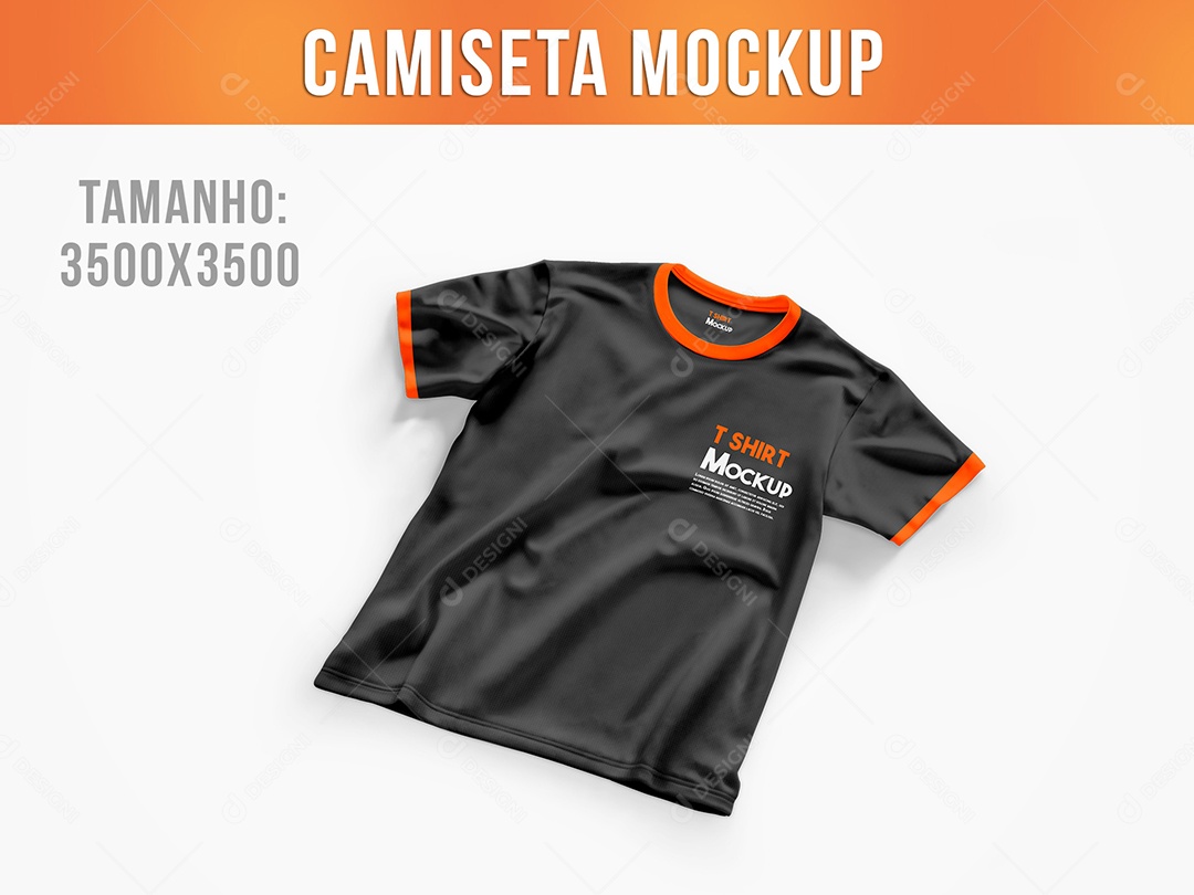Camiseta Mockup PSD Editável