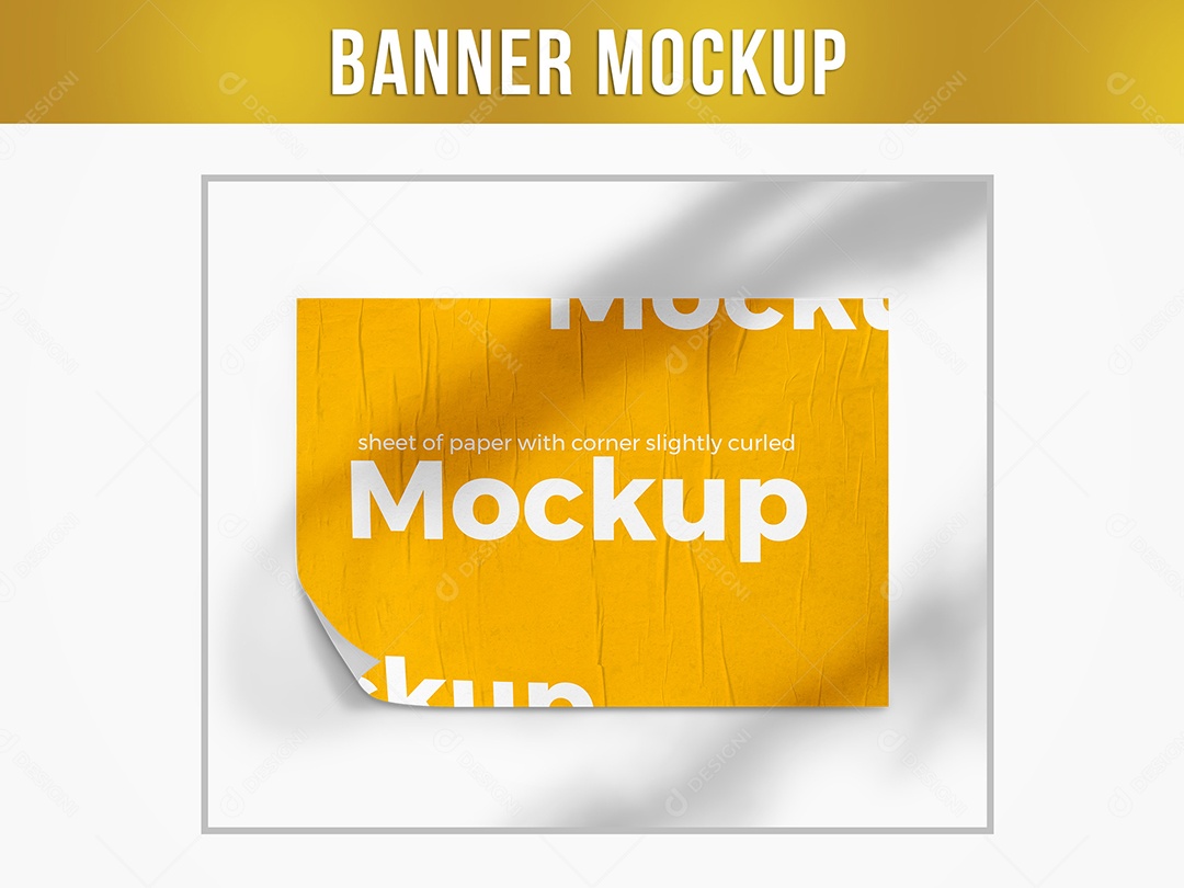 Banner Mockup PSD Editável