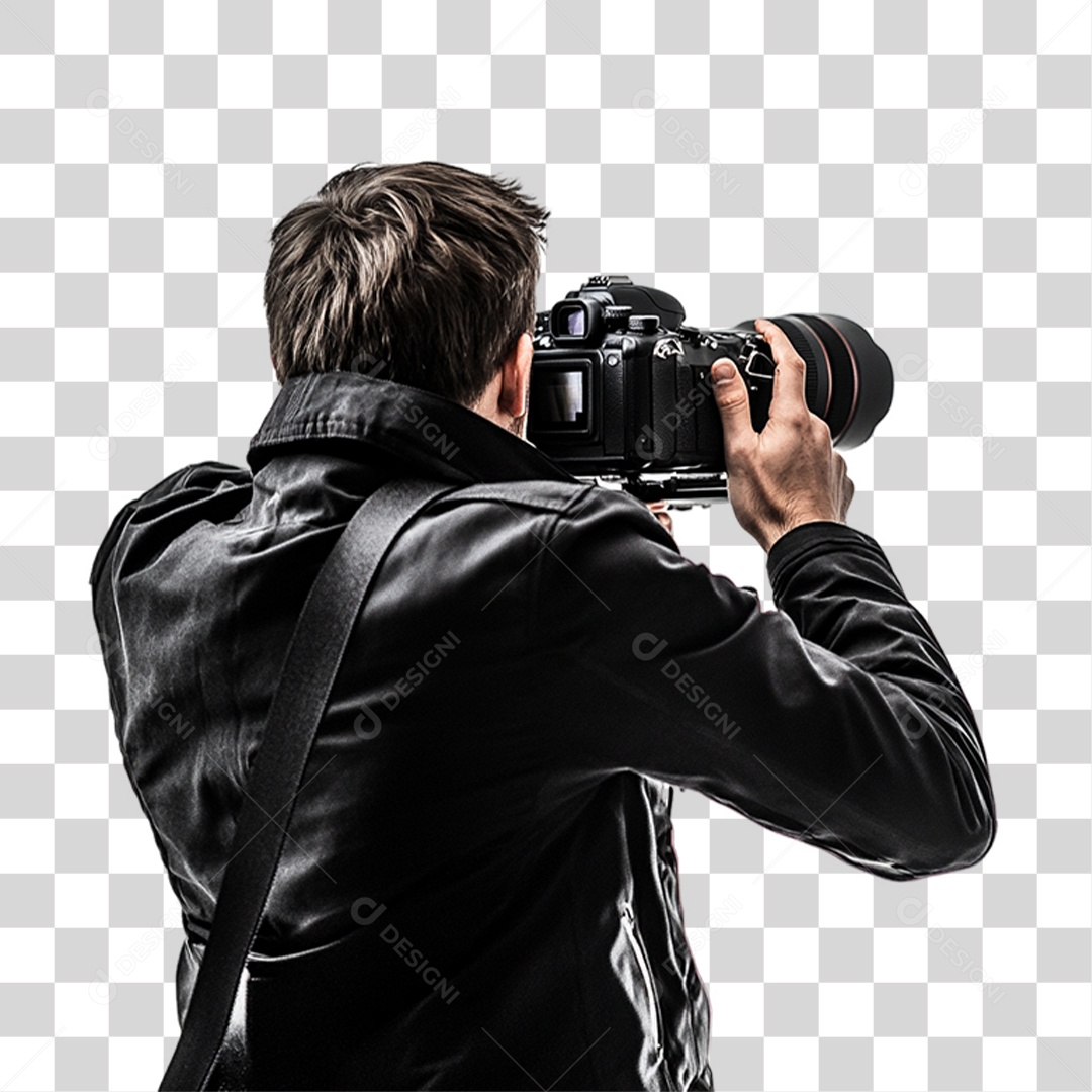 Homem Fotógrafo PNG Transparente