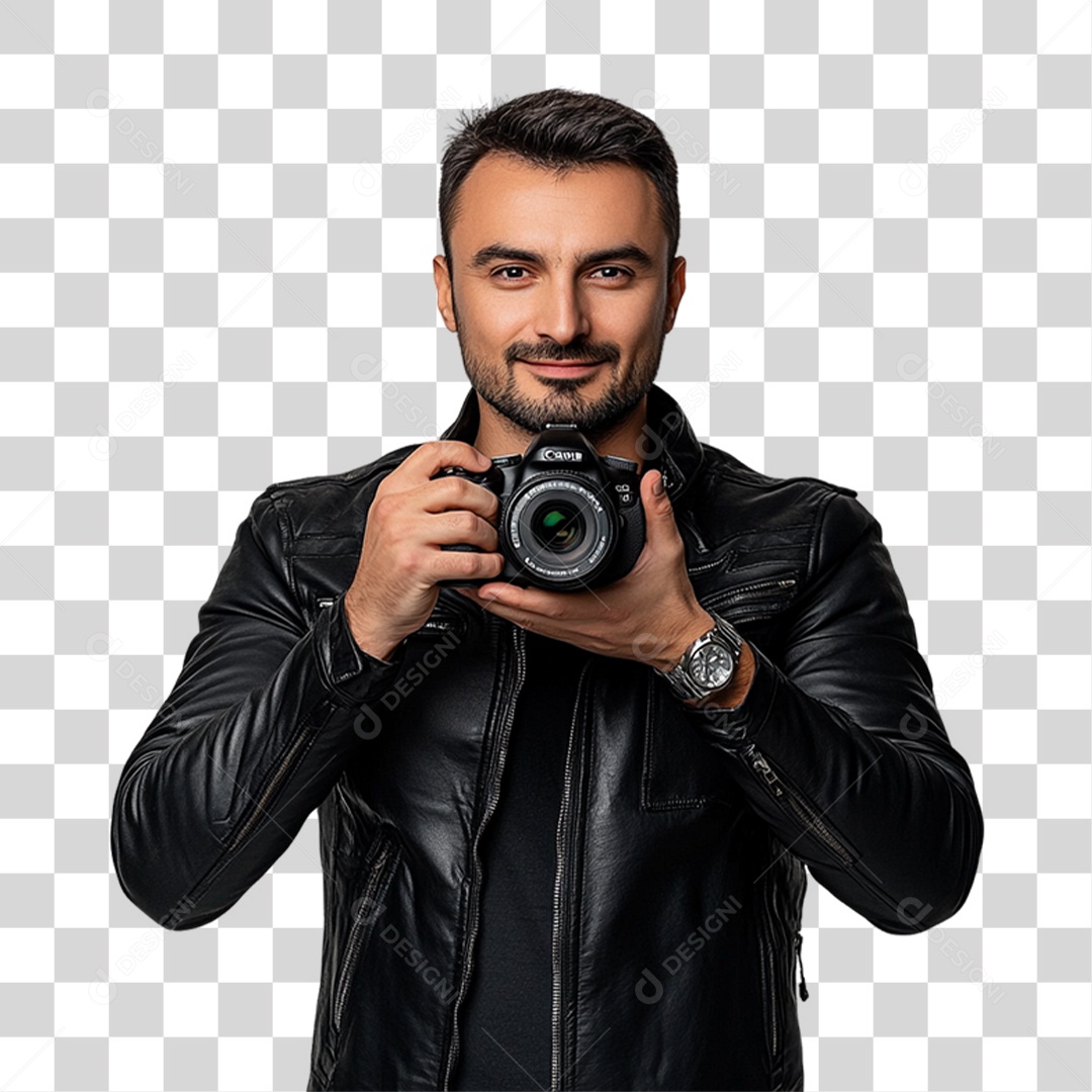 Homem Fotógrafo PNG Transparente