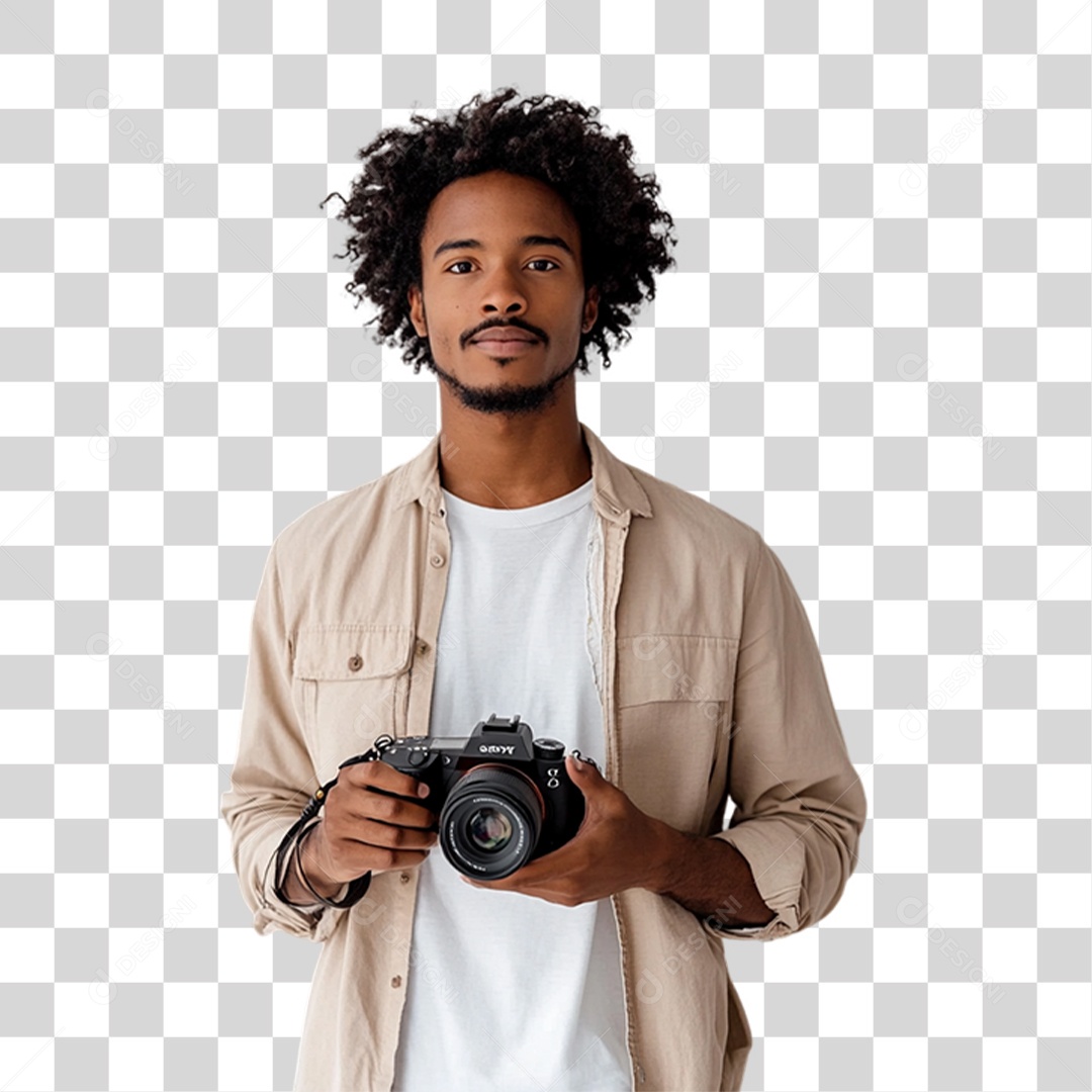 Homem Fotógrafo PNG Transparente