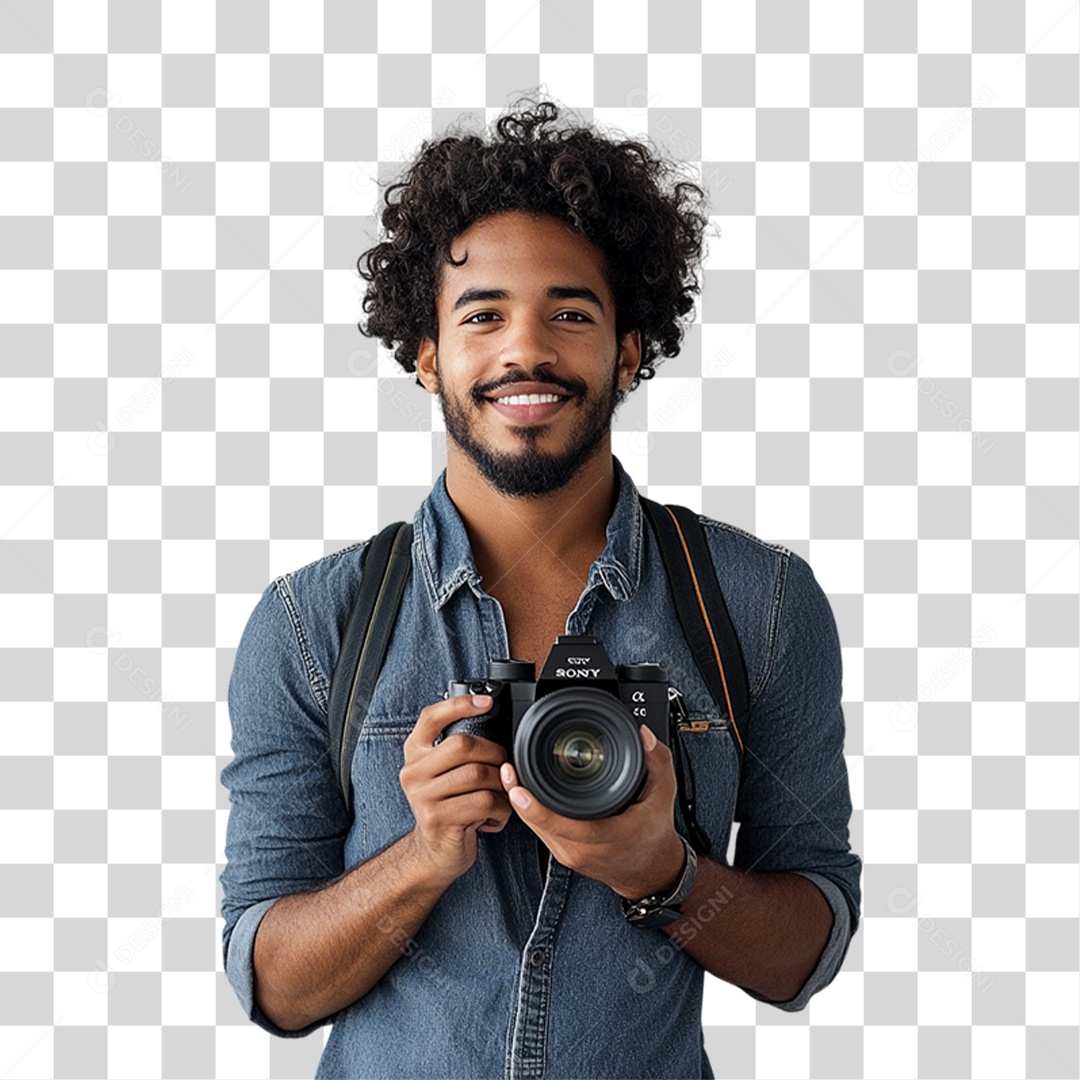 Homem Fotógrafo PNG Transparente