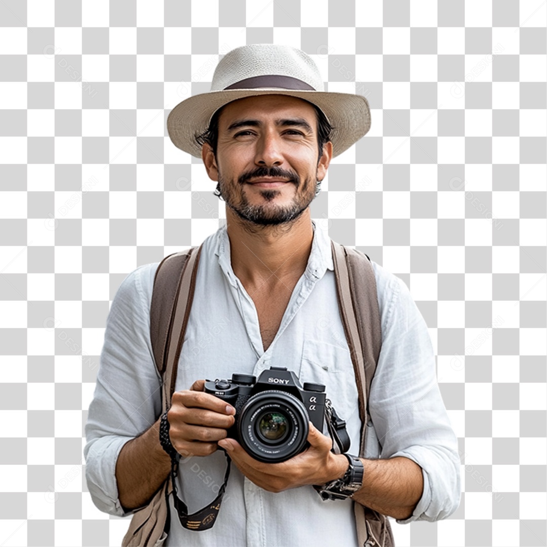 Homem Fotógrafo PNG Transparente