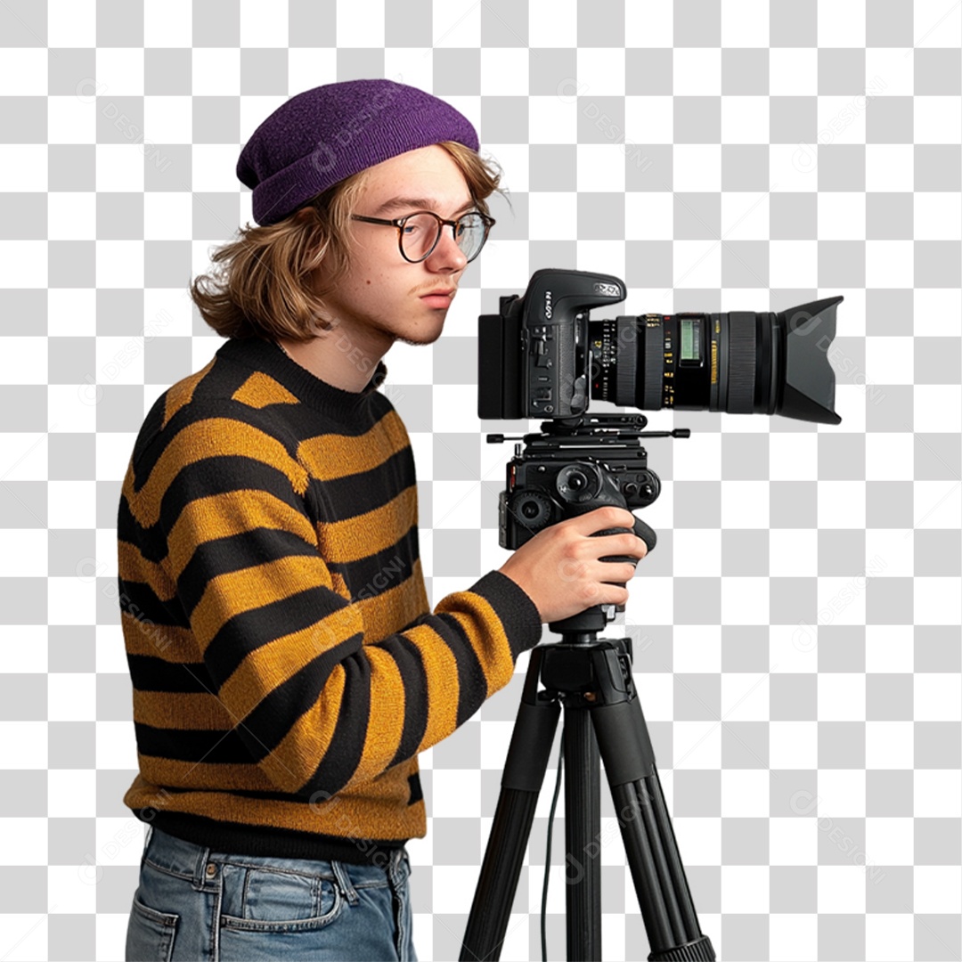 Homem Fotógrafo PNG Transparente