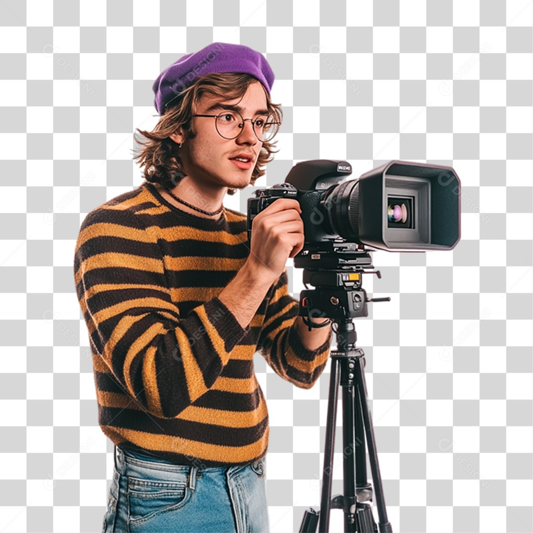 Homem Fotógrafo PNG Transparente