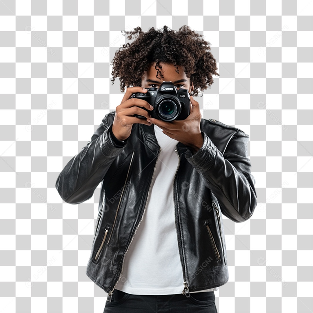 Homem Fotógrafo PNG Transparente