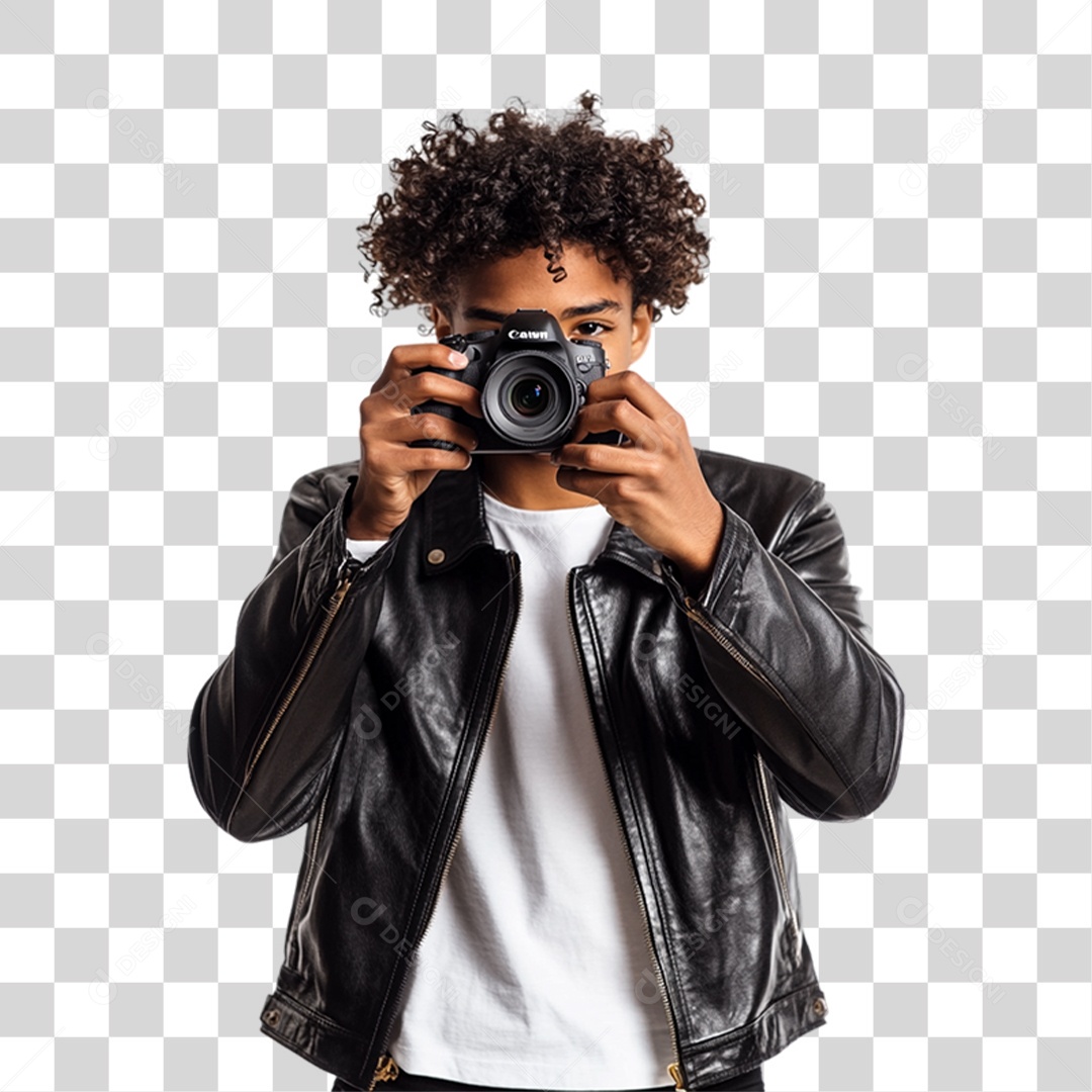 Homem Fotógrafo PNG Transparente