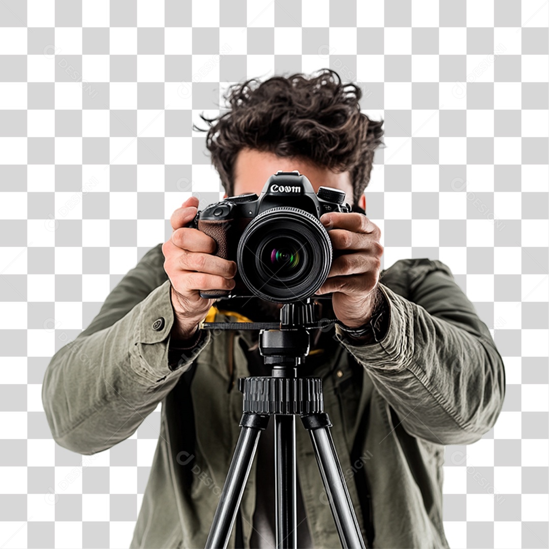 Homem Fotógrafo PNG Transparente