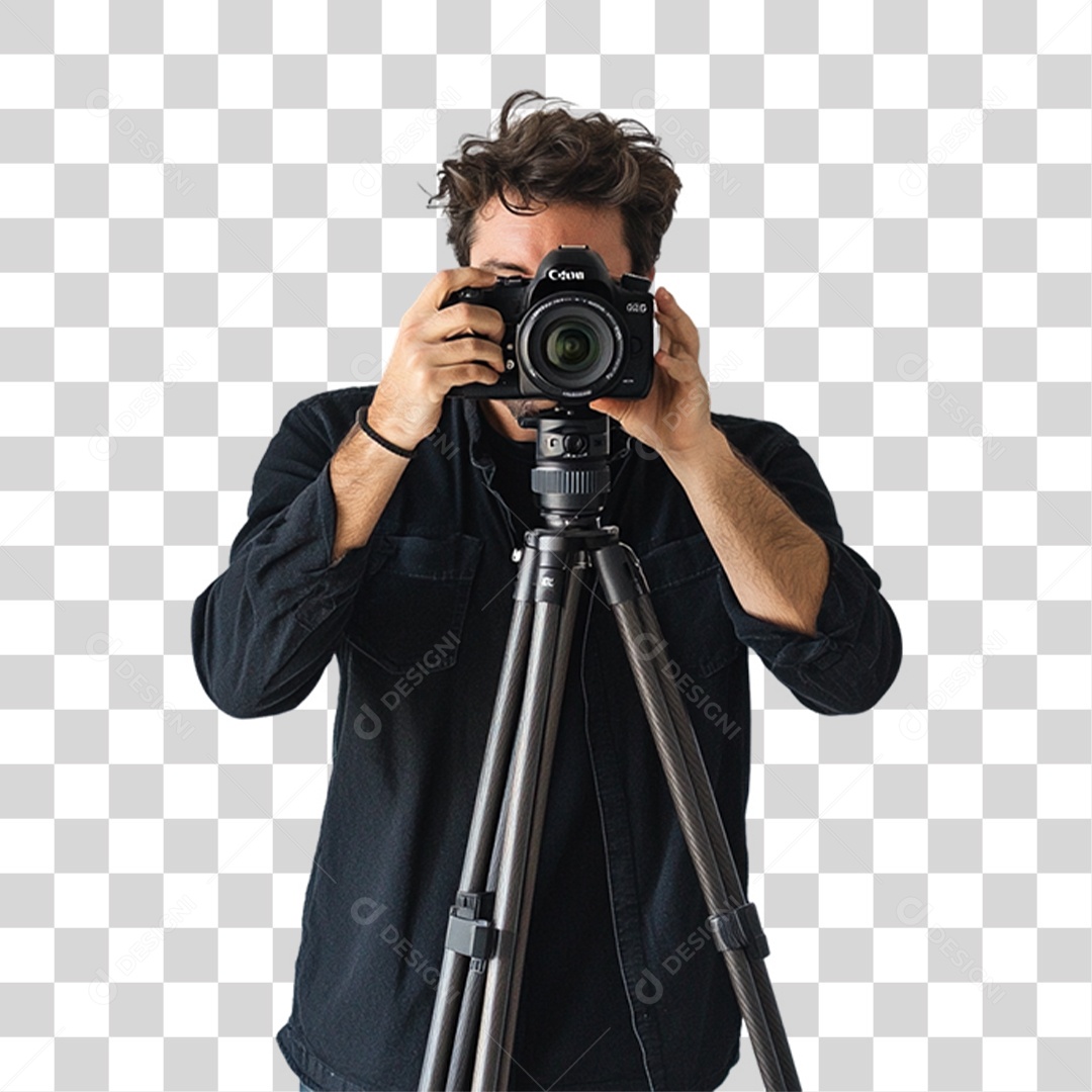 Homem Fotógrafo PNG Transparente