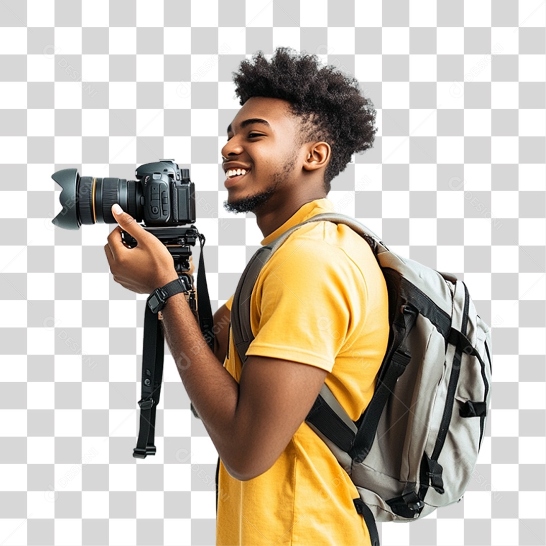 Homem Fotógrafo PNG Transparente
