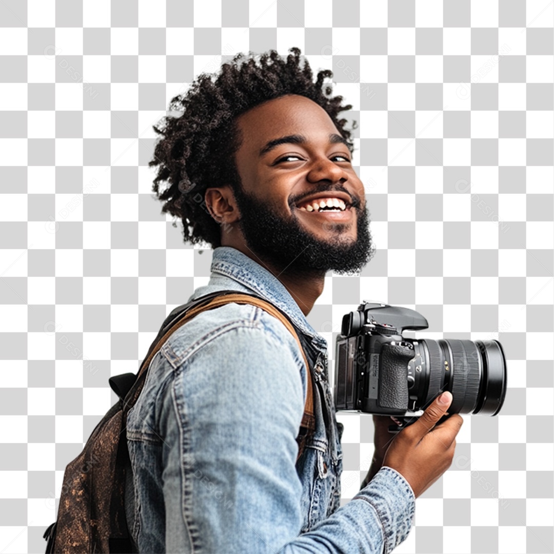 Homem Fotógrafo PNG Transparente