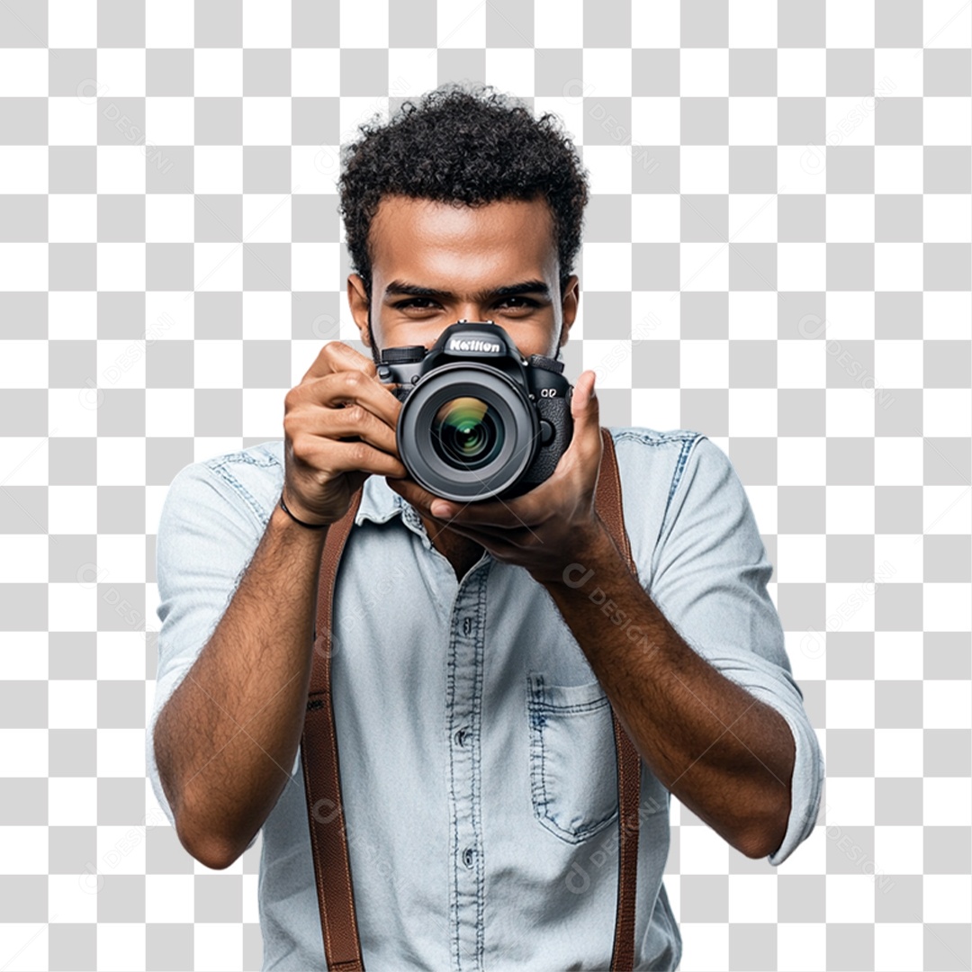Homem Fotógrafo PNG Transparente