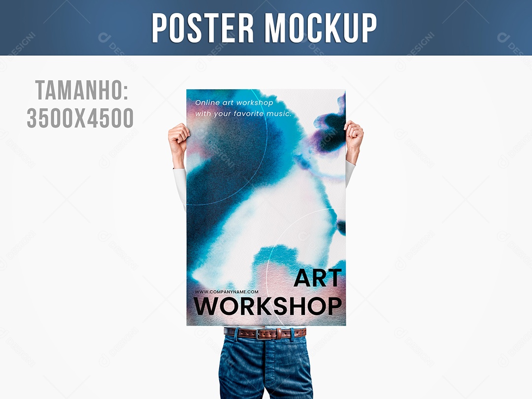 Poster Mockup PSD Editável