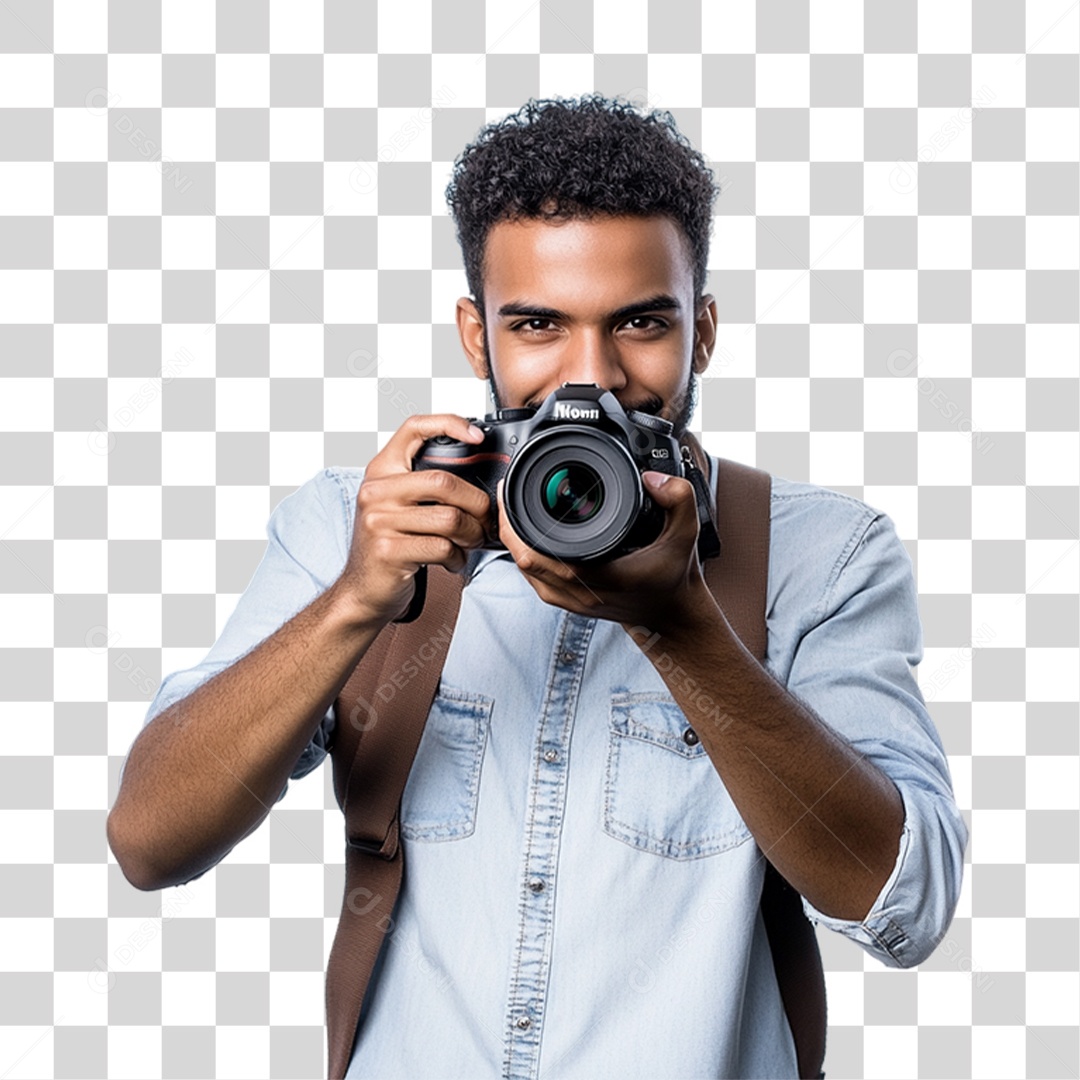 Homem Fotógrafo PNG Transparente