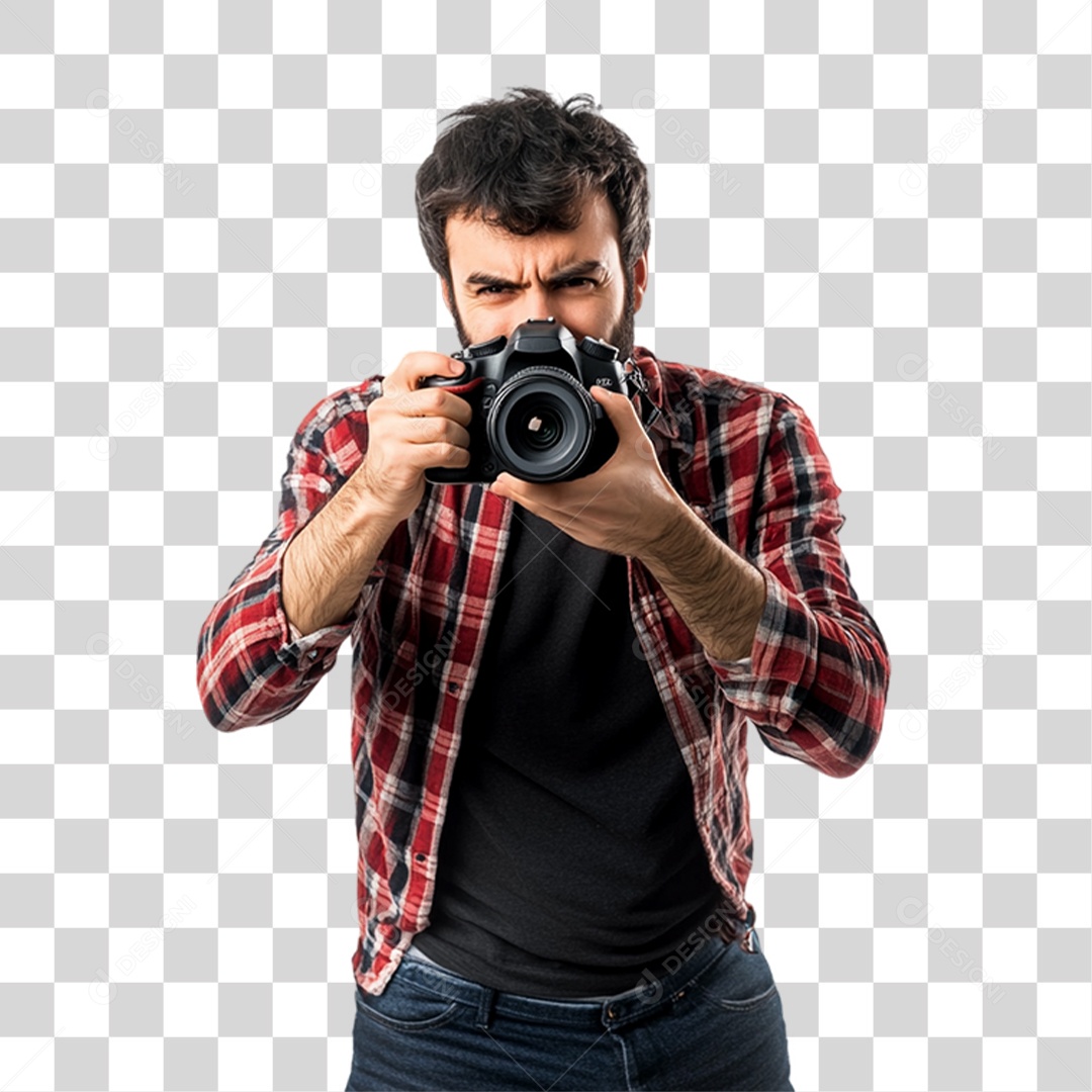 Homem Fotógrafo PNG Transparente