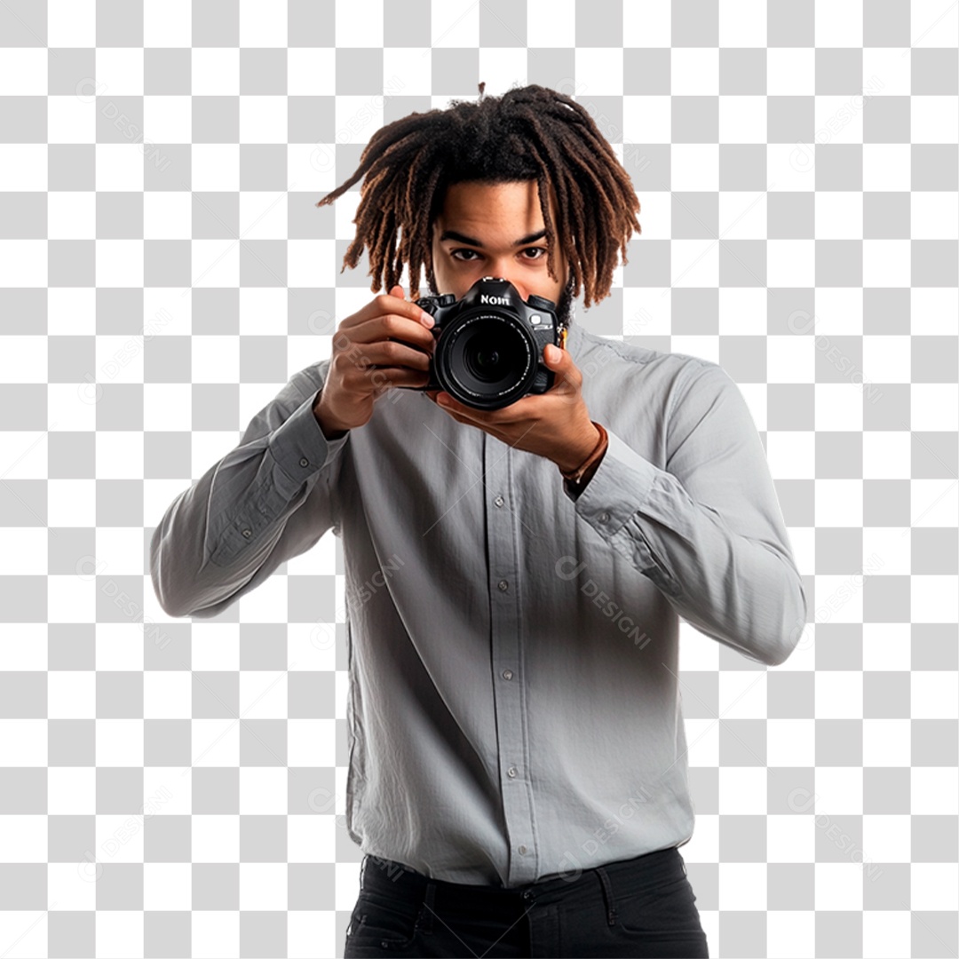 Homem Fotógrafo PNG Transparente