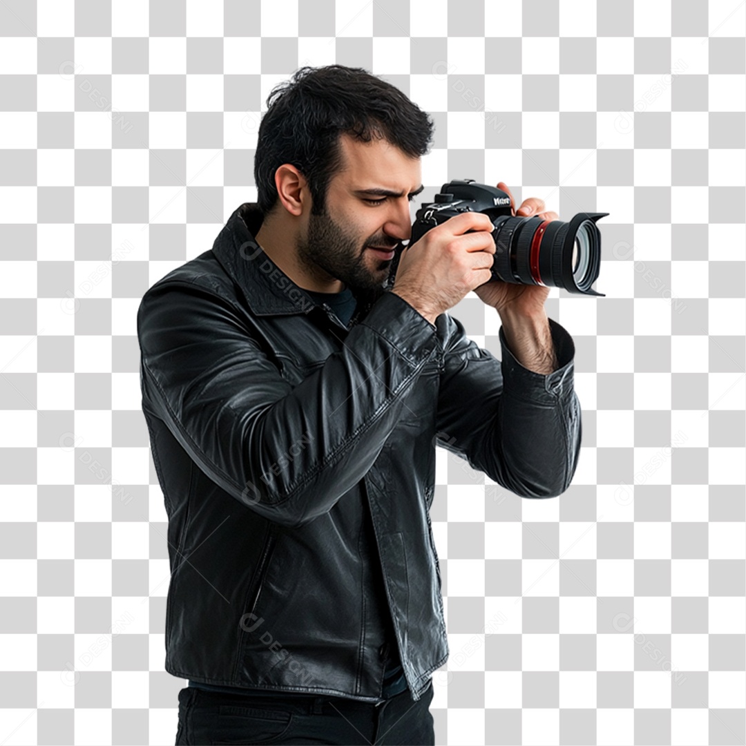Homem Fotógrafo PNG Transparente