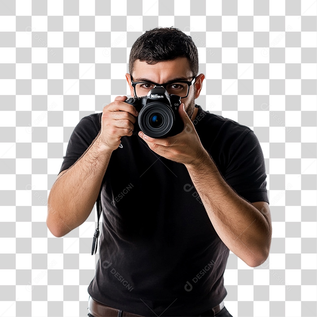 Homem Fotógrafo PNG Transparente