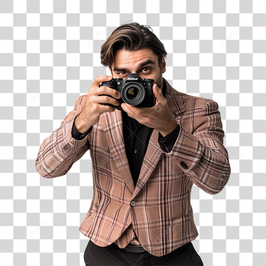 Homem Fotógrafo PNG Transparente