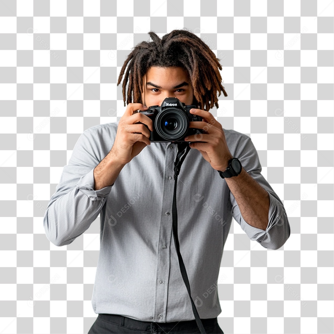 Homem Fotógrafo PNG Transparente