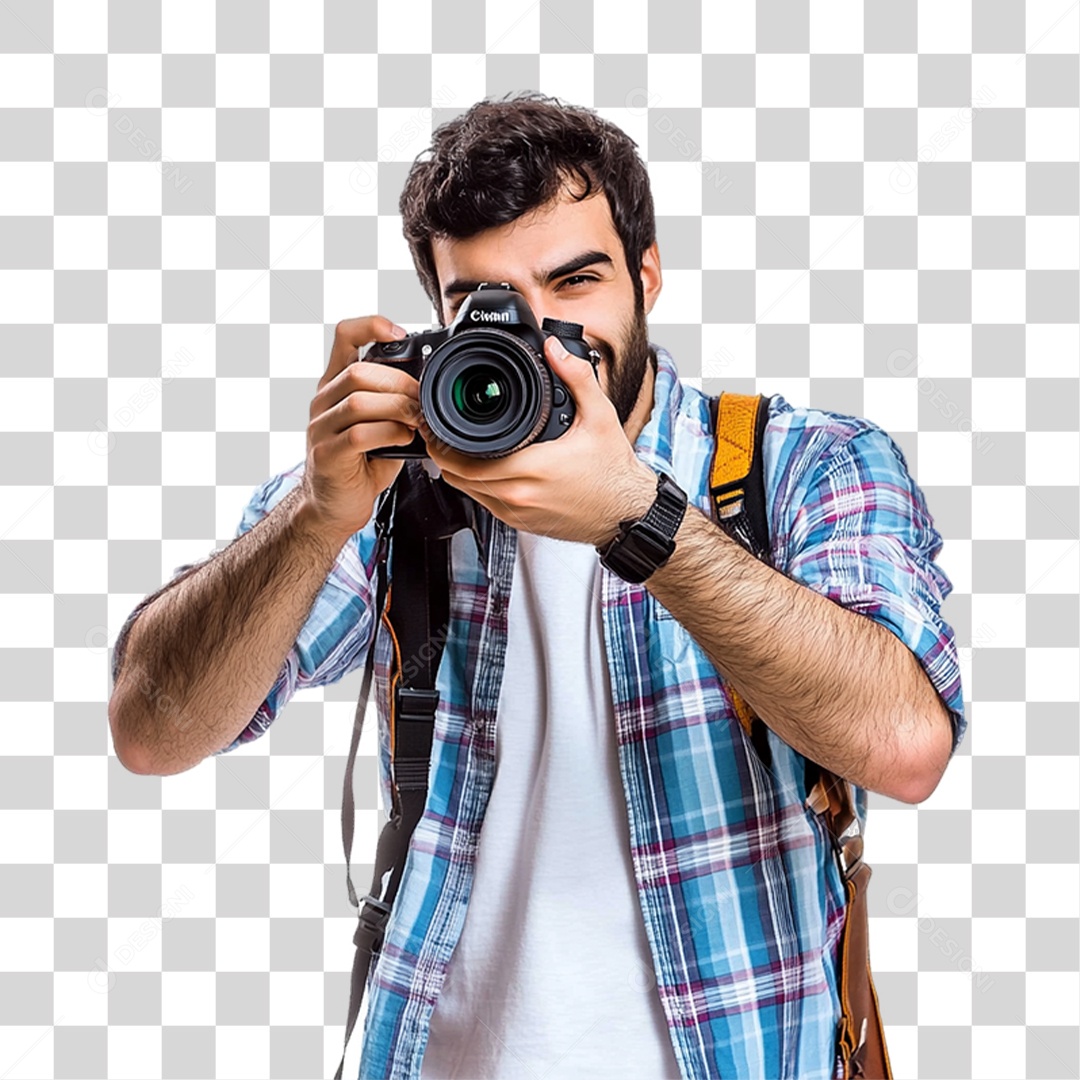 Homem Fotógrafo PNG Transparente
