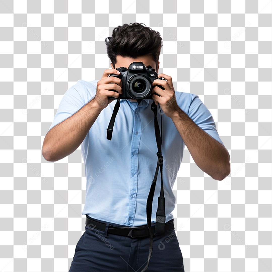 Homem Fotógrafo PNG Transparente