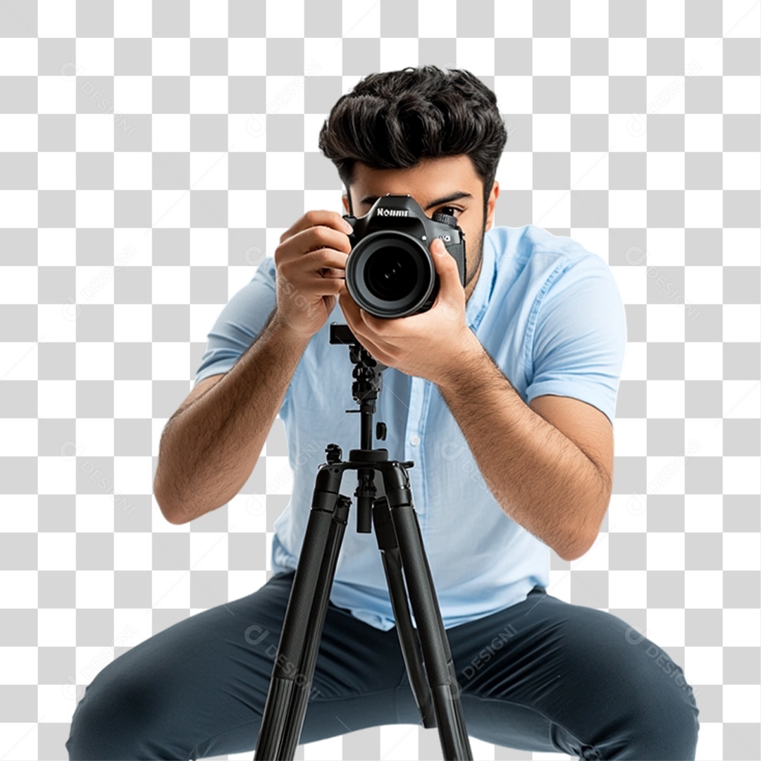 Homem Fotógrafo PNG Transparente