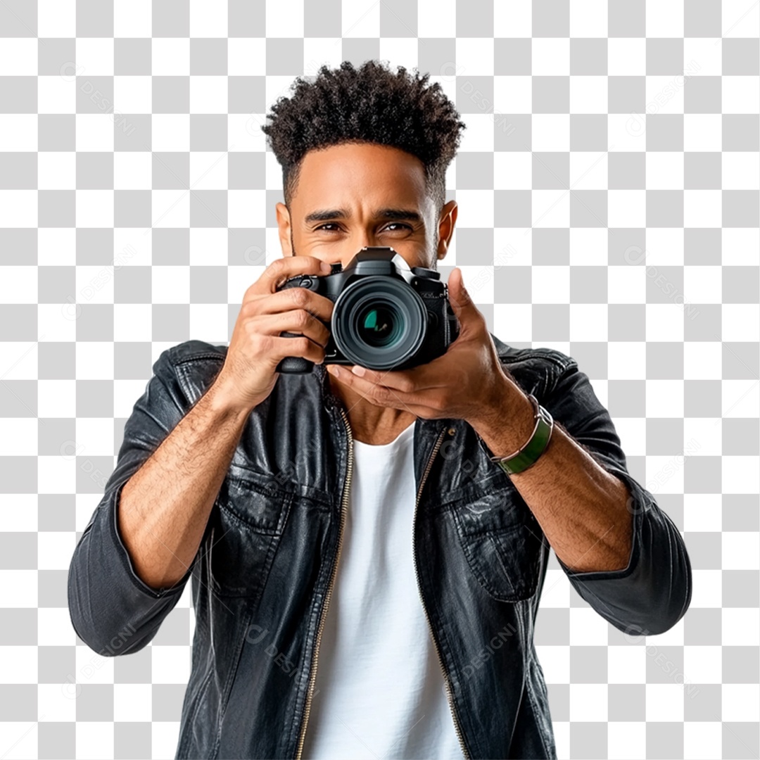 Homem Fotógrafo PNG Transparente