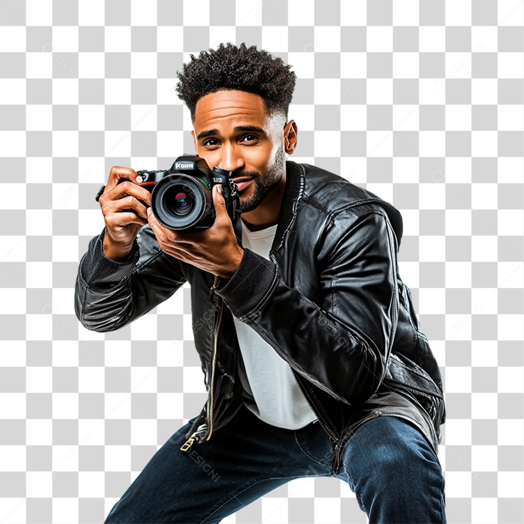 Homem Fotógrafo PNG Transparente