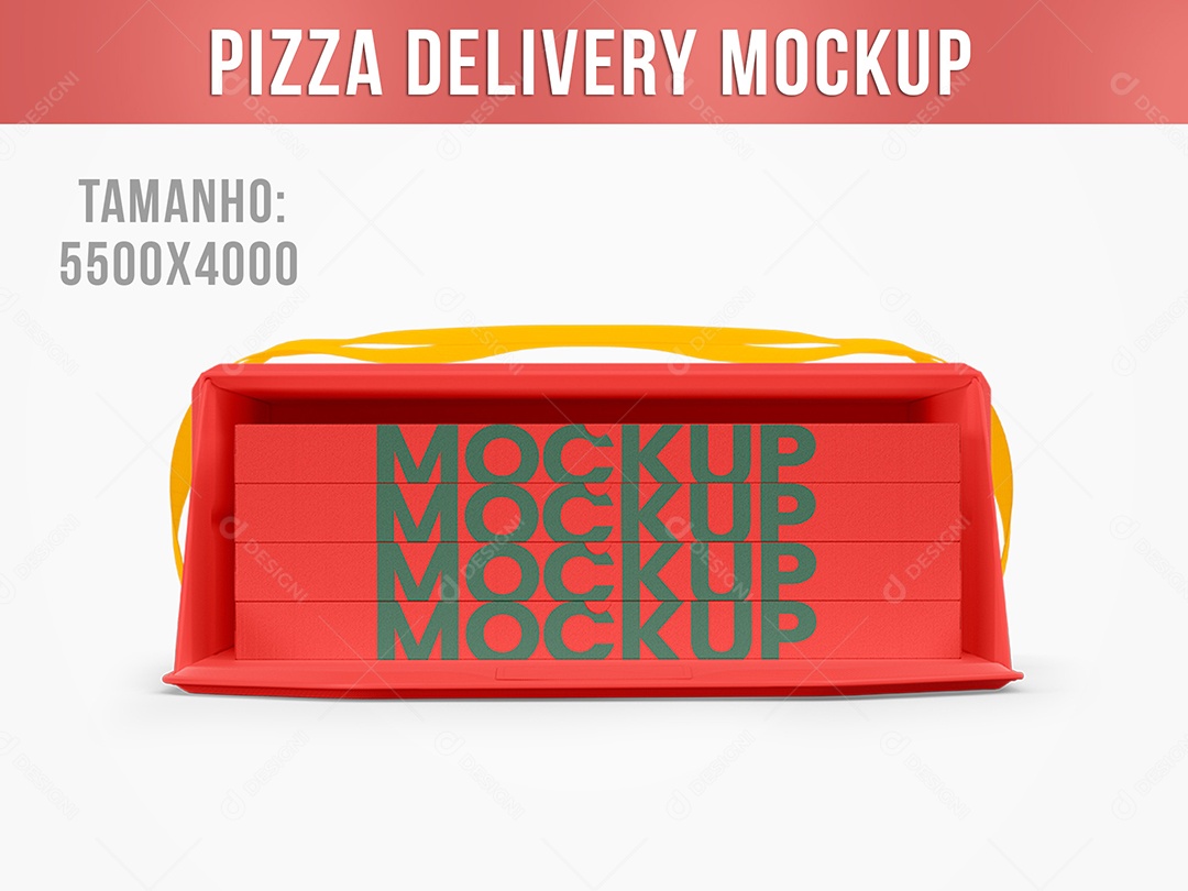 Pizza Delivery Mockup PSD
