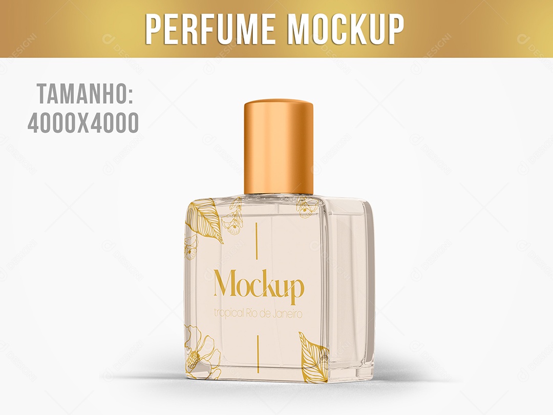 Perfume Mockup PSD Editável
