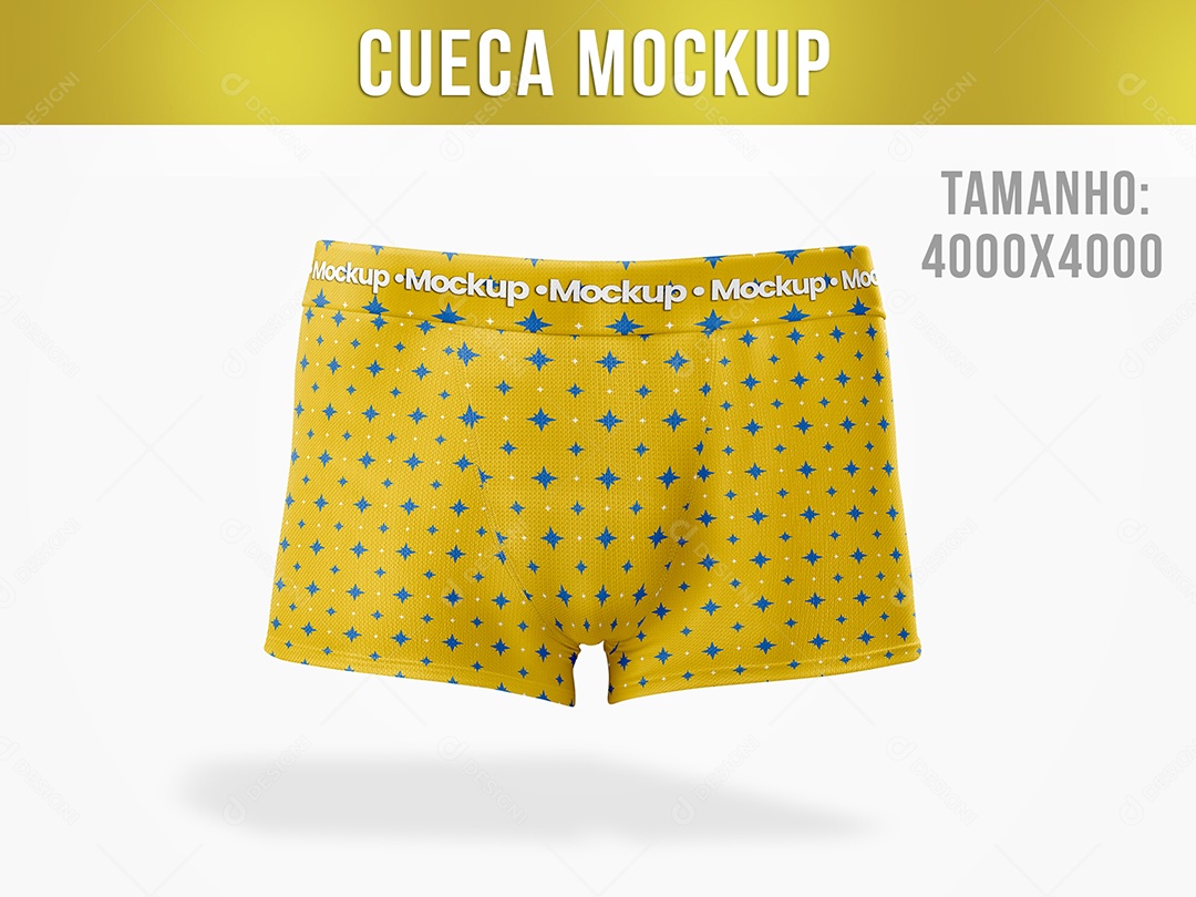 Cueca Mockup PSD Editável