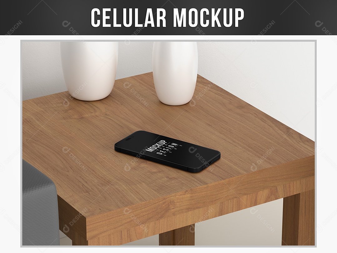 Mockup De Celular PSD Editável