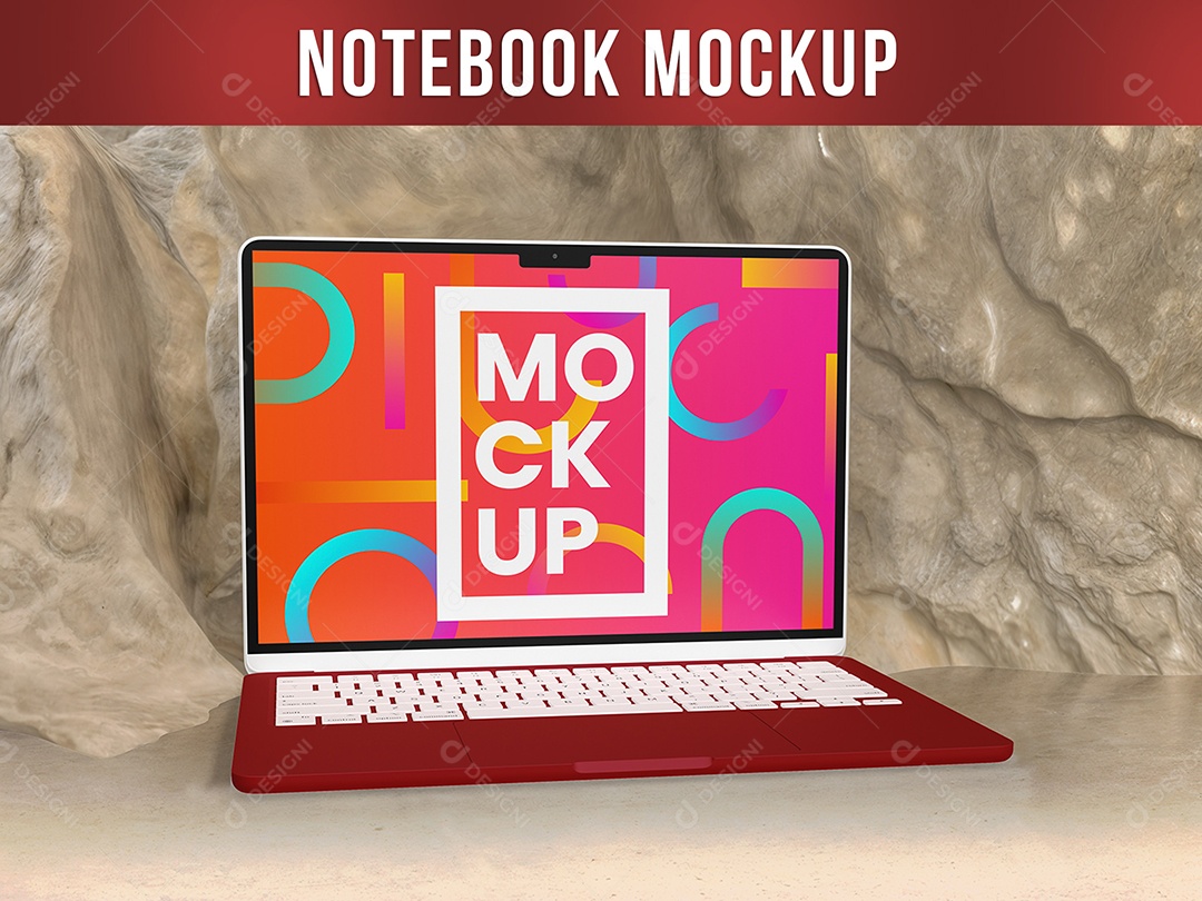 Mockup Notebook PSD Editável