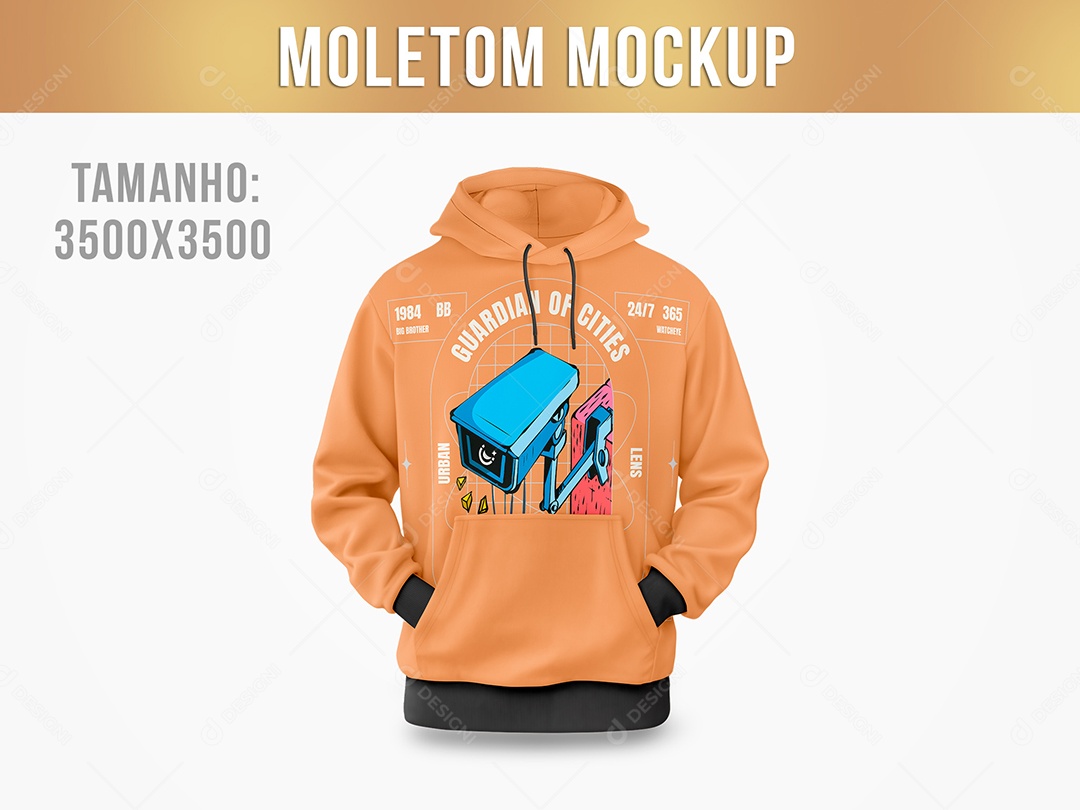 Moletom  Mockup PSD Editável