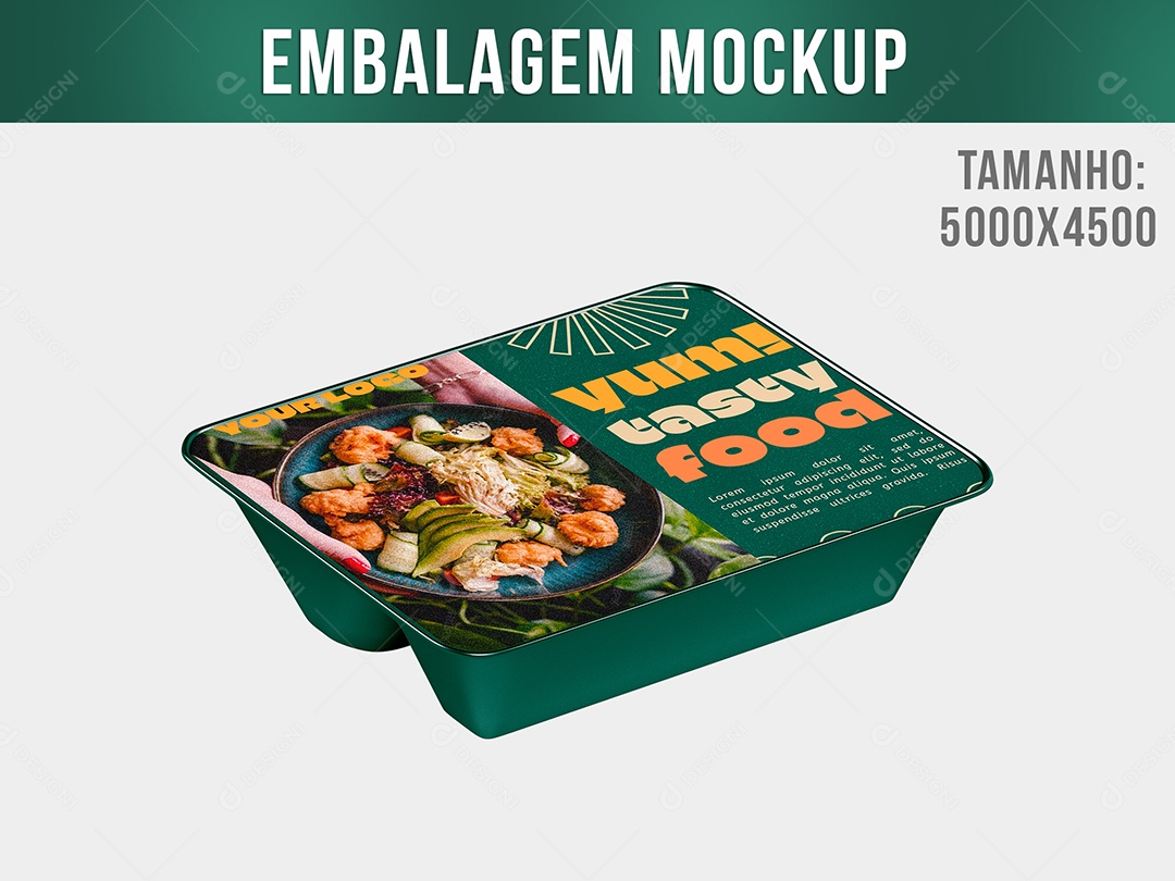 Embalagem Mockup PSD Editável