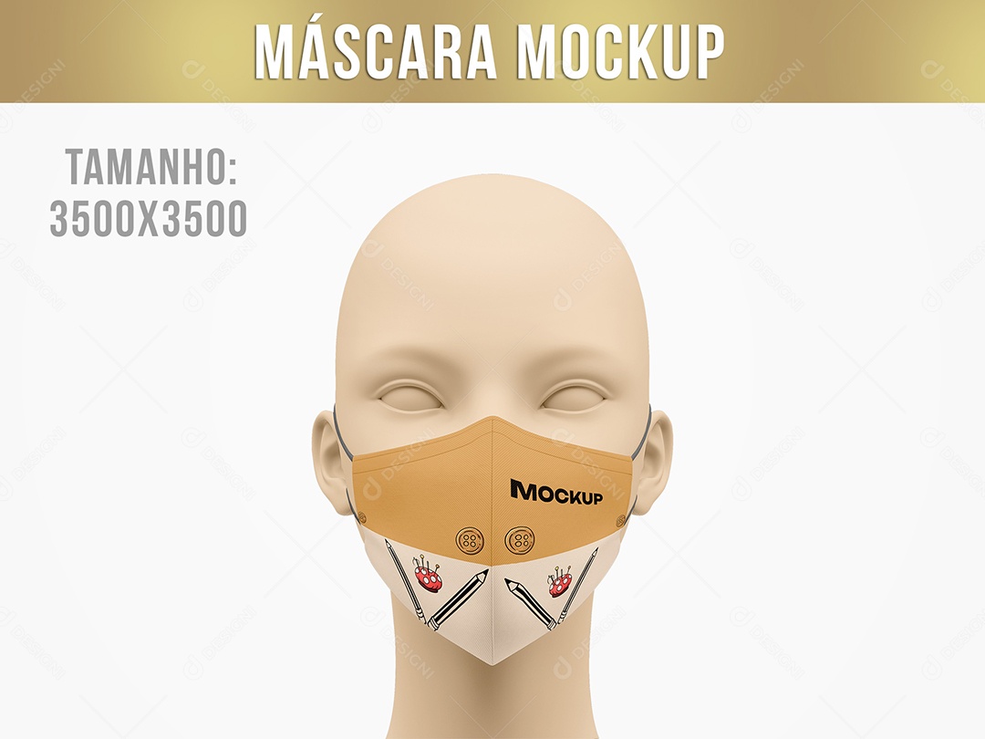 Máscara Mockup Mockup PSD Editável