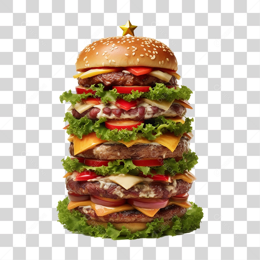 Hamburger PNG Lanches Transparent