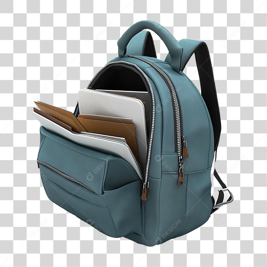 Bolsa Escolar PNG Transparente