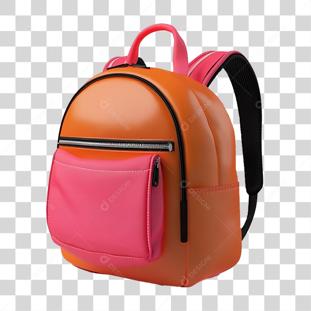 Bolsa Escolar PNG Transparente