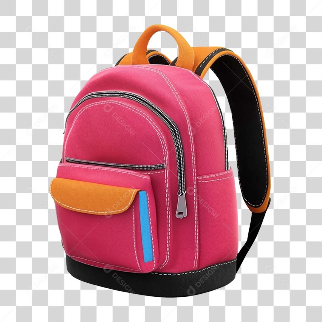 Bolsa Escolar PNG Transparente