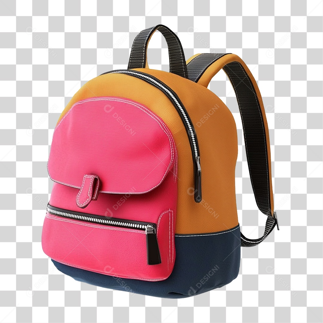 Bolsa Escolar PNG Transparente